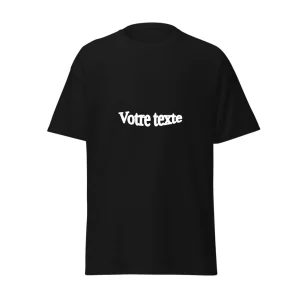 T-shirt unisexe classique personnalisable