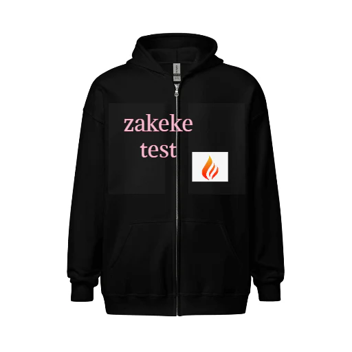 Sweat à capuche zippé personnalisable