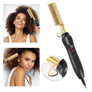 2 in 1  Electric Hot Heating Comb Hair