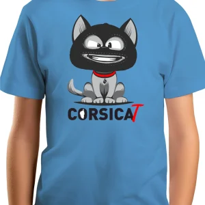 T-Shirt Garçon Chat Corse cagoulé