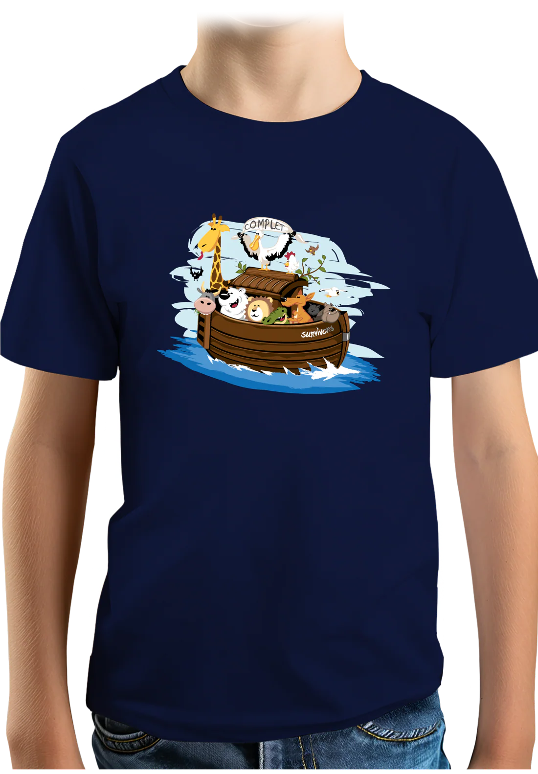T-Shirt Garçon Arche de Noé (Recto/Verso) – Image 4