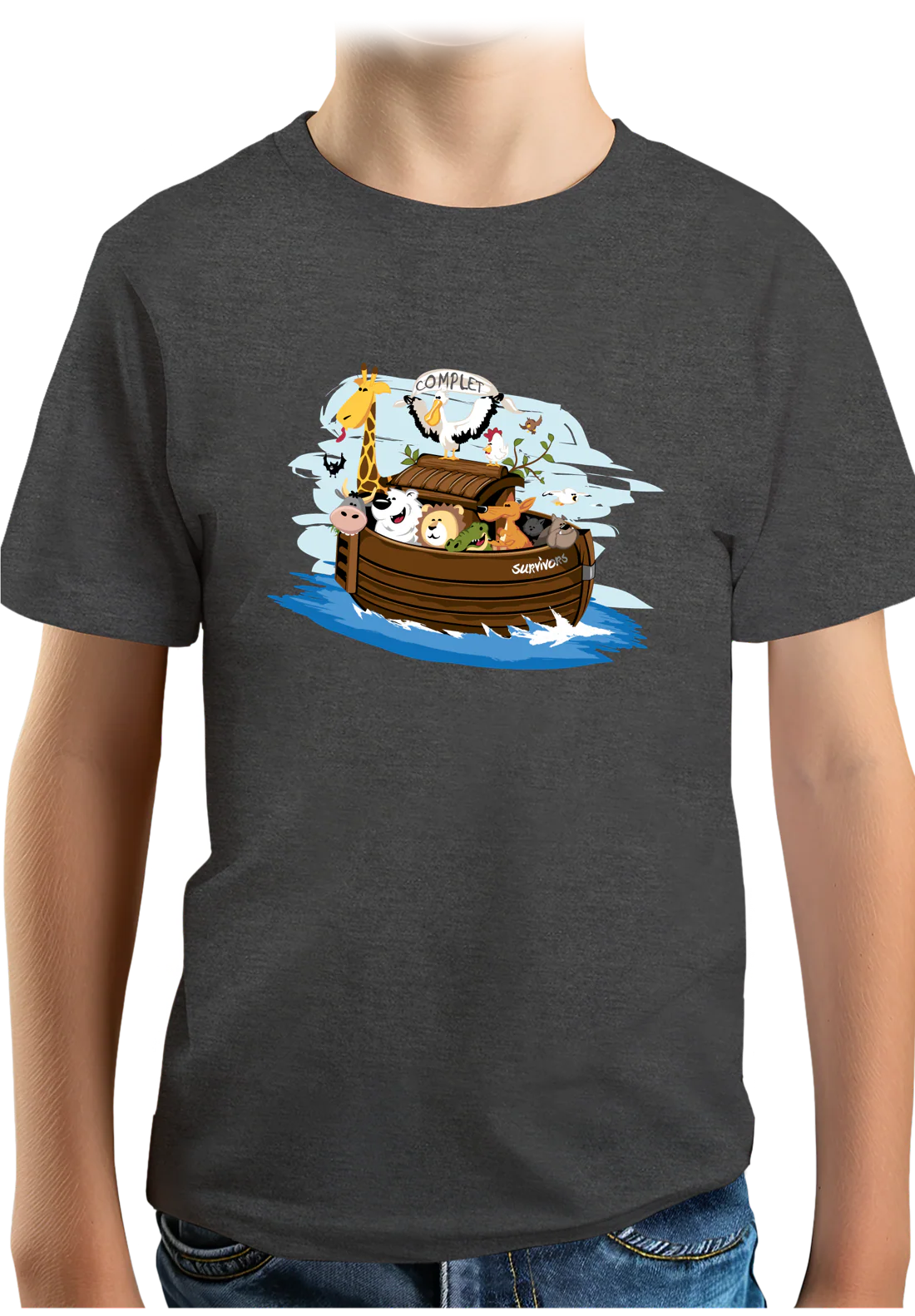 T-Shirt Garçon Arche de Noé (Recto/Verso) – Image 2