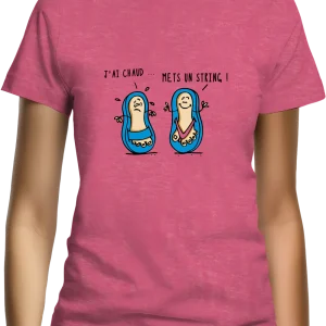 T-Shirt Femme Tong String