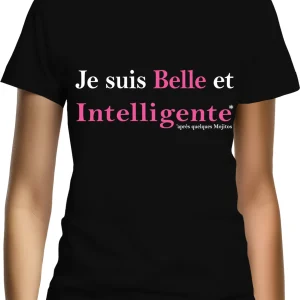 T-Shirt Femme Je suis belle et intelligente