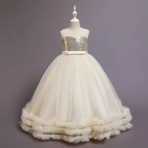 Robe de soirée pailletée Fille