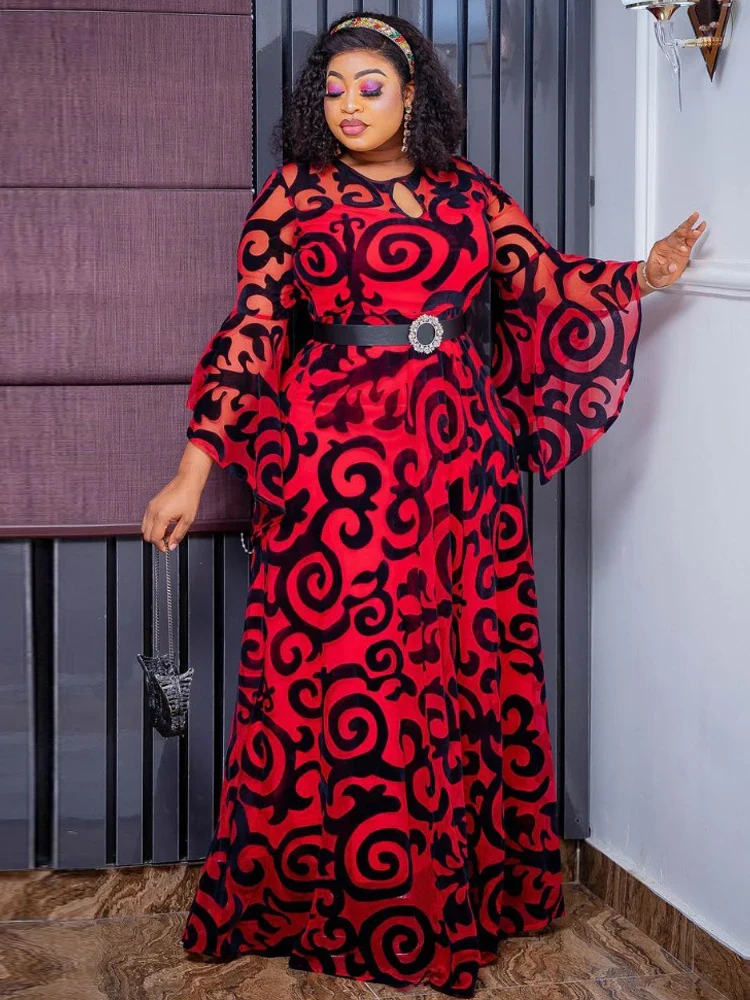 Robe mousseline de soie à manche – Image 9