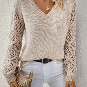 Pull Décontracté en Polyester pour Femmes