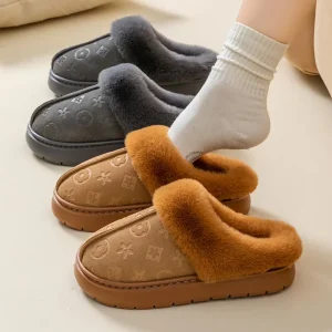Chaussons en coton pour femme