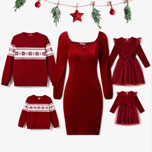 Ensemble de Noël Assorti Pour Toute La Famille
