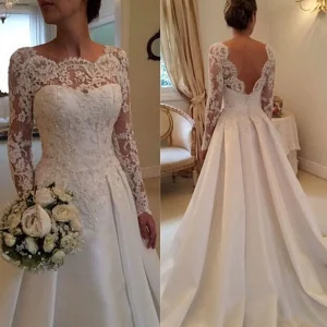 Robe de mariée à dentelle