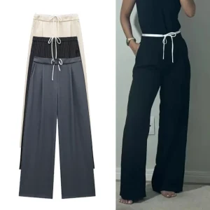 Pantalon Femme Taille Haute