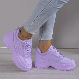 Basket semelle épaisse pour Femme