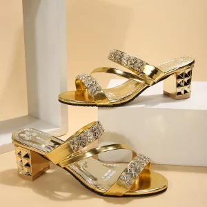 Sandales talon moyen Femme