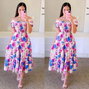 Robe Bohème à Pois pour Femmes