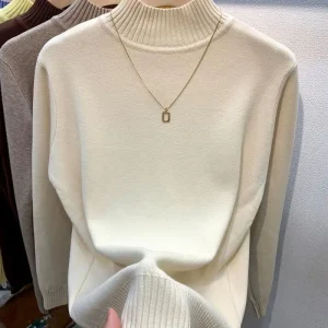 Pull Slim Tricoté Pour Femme