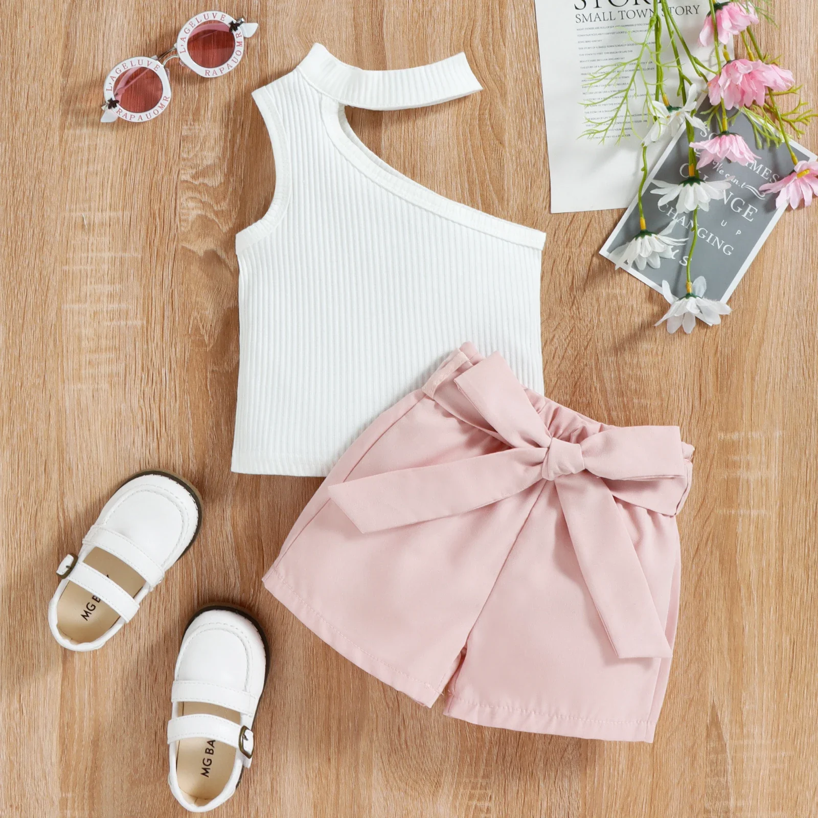 Ensemble Gilet Doux et Short Uni – Image 4