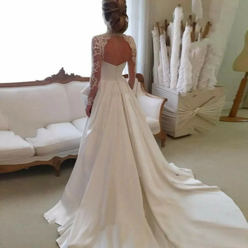 Robe de mariée bohème dos ouvert – Image 5