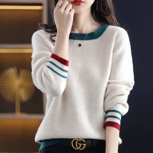 Pull en Acrylique et Coton pour Femmes
