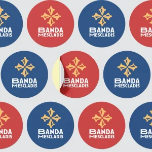 Banda Mescladis - Stickers Rond 7,5x7,5cm