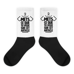 Chaussettes personnalisables