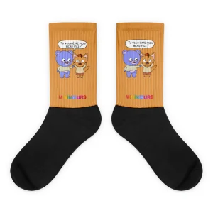 "Tu veux être mon beau-fils ?" - Mininours Collector 4 - Chaussettes