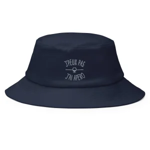 J'peux pas, j'ai apéro - Bob Old School - Brodé