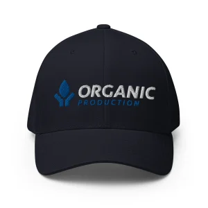 Organic Production - Casquette Structurée en Sergé - Brodée