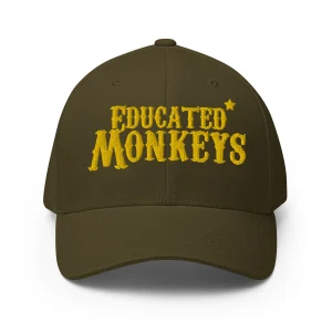 Educated Monkeys - Casquette Structurée en Sergé - Brodé
