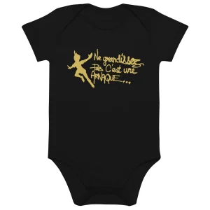 Ne grandissez pas  - Body en coton bio bébé