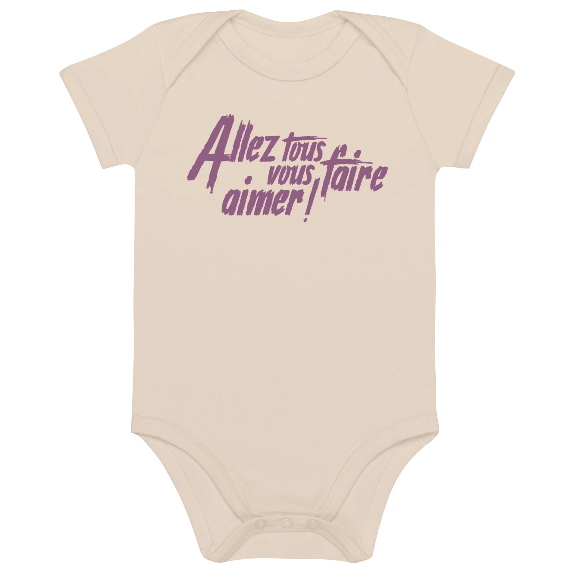 Allez tous vous faire aimer - Body en coton bio bébé – Image 3