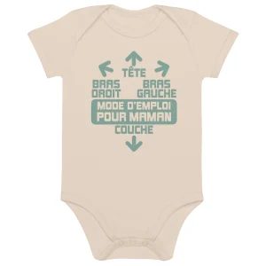 Mode d'emploi pour maman - Body en coton bio bébé