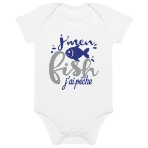 J'men fish - Body en coton bio bébé