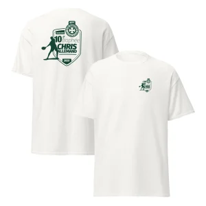 COC 10e Trophée Chris Allemand - T-shirt classique unisexe cœur et dos