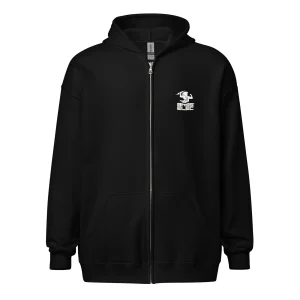 Bass Elec - Sweat à capuche épais unisexe zippé - Coeur et Dos