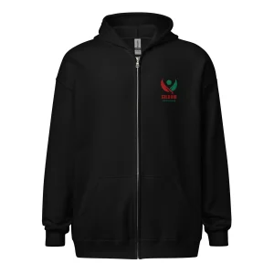 GILDOM - Sweat à capuche épais unisexe zippé - Brodé