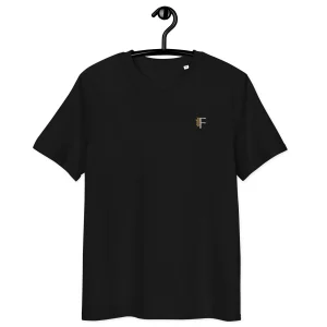 F - Flores - T-shirt unisexe en coton biologique - Brodé Coeur