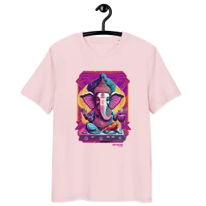 Hop Hop Hop - DVS - Ganesh Goa Vinas - T-shirt unisexe en coton biologique