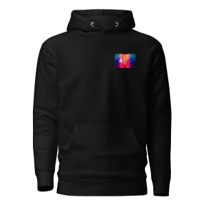 Family Dogs Loves - Sweat à Capuche Unisexe impression cœur et dos