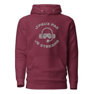 J'peux pas, j'ai streame - Sweat à Capuche Unisexe