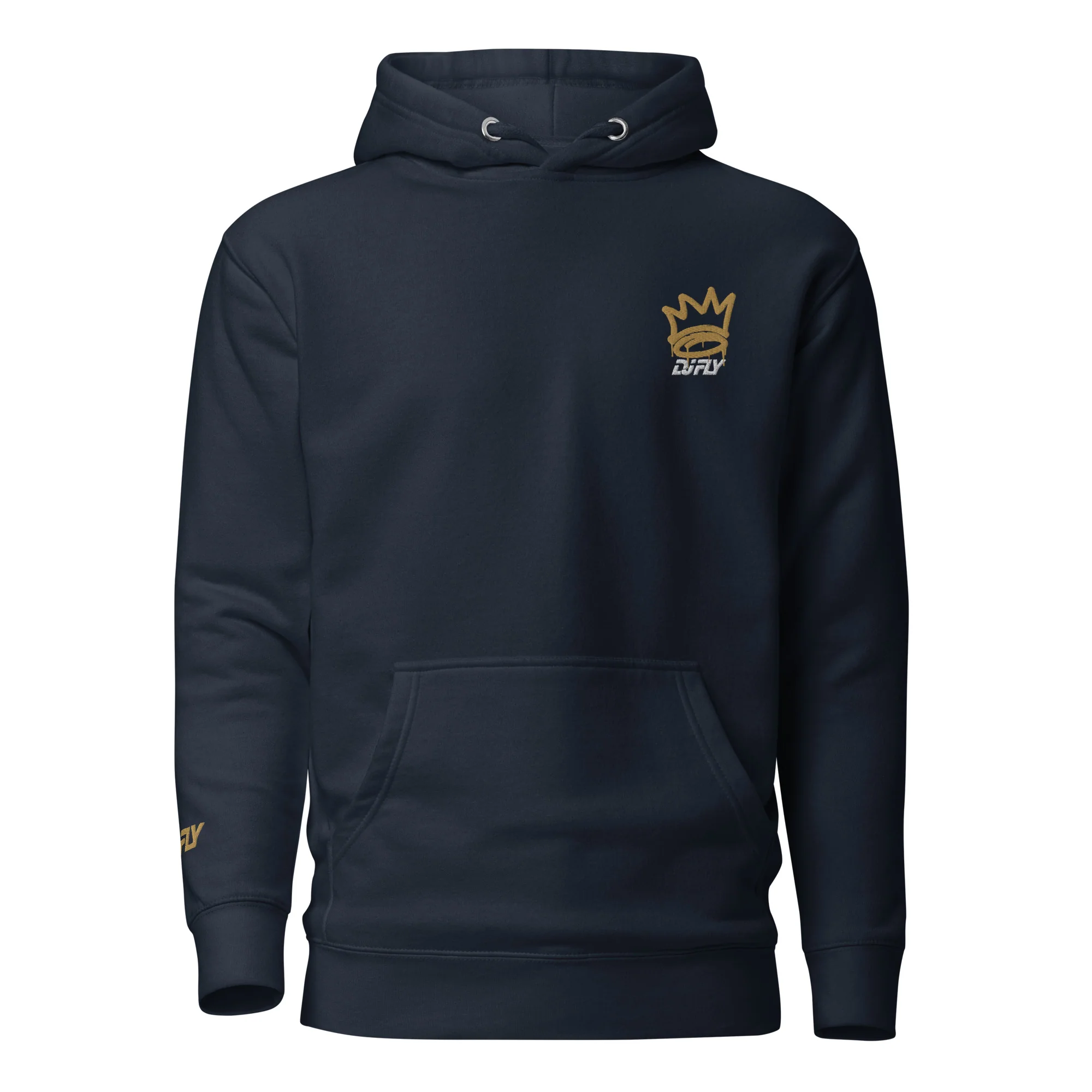 DJ Fly - Sweat à Capuche Unisexe - Brodé Coeur et Manche – Image 2