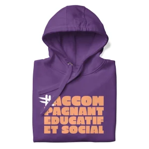 #Accompagnant Educatif et Social - Lolo Le Soignant - Sweat à Capuche Unisexe