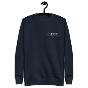 EEG - Sweatshirt premium unisexe - Coeur et Dos