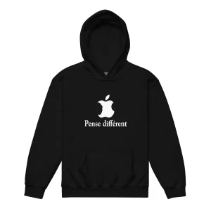 Pense différent - Sweat à capuche épais pour les jeunes