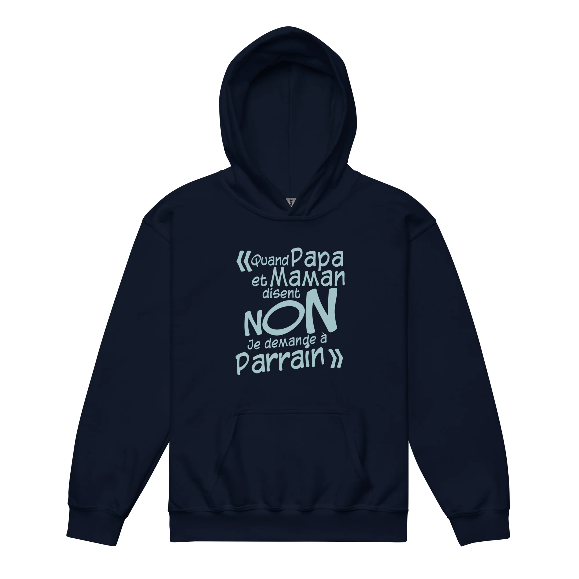 Je demande à parrain - Sweat à capuche épais pour les jeunes – Image 3