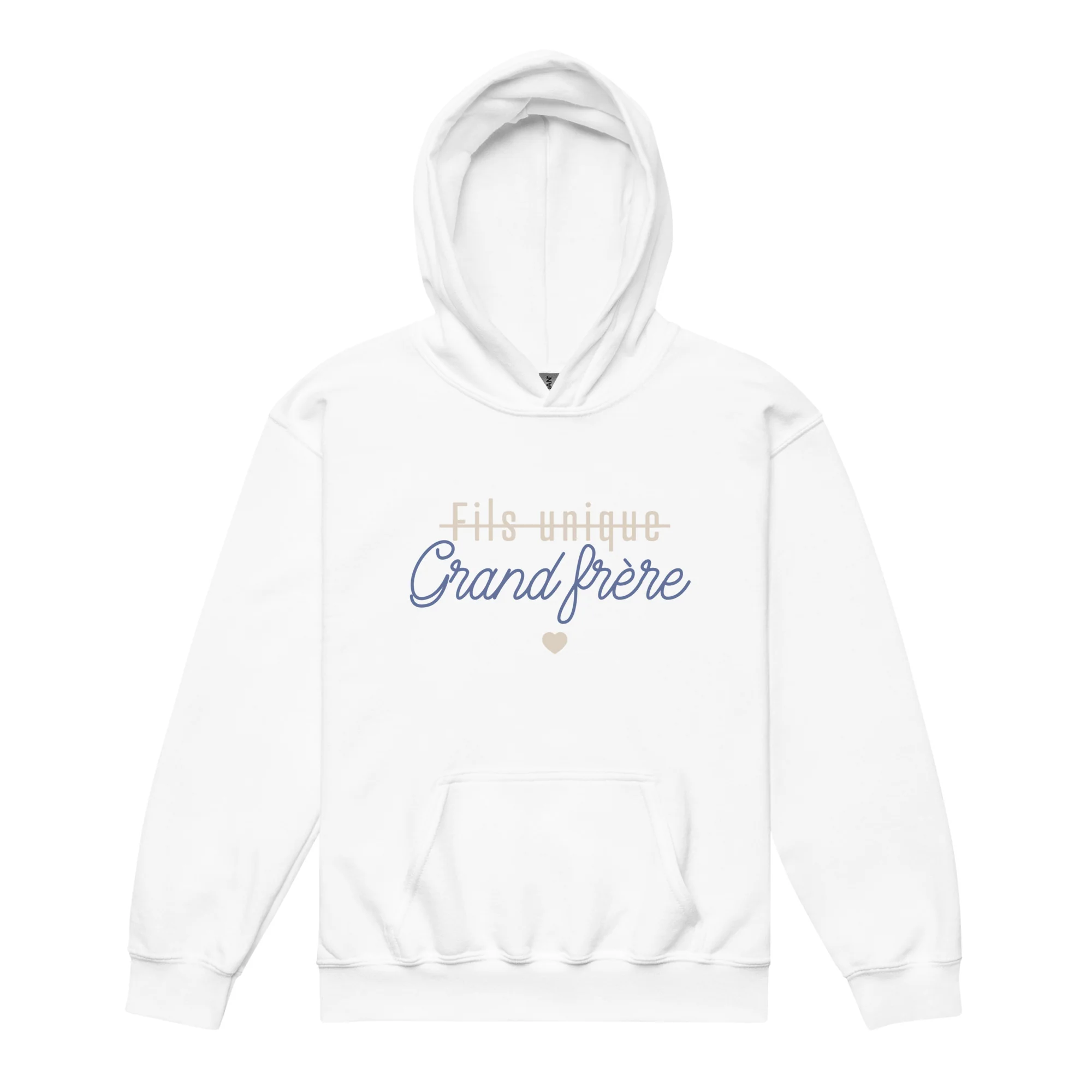 Grand frère - Sweat à capuche épais pour les jeunes