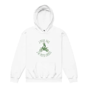 J'peux pas, j'ai moto-cross - Sweat à capuche épais pour les jeunes